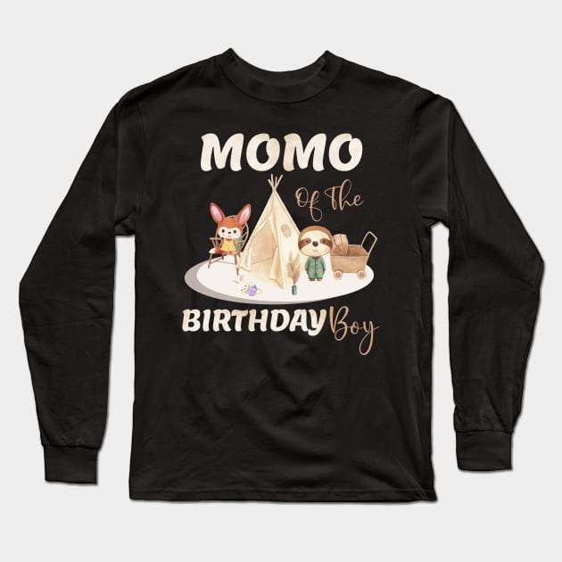 Momo Of The Birthday Boy Long Sleeve T-Shirt by Kokomo